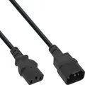Produktbild: InLine® Kaltgeräteverlängerung, C13 auf C14, 3m