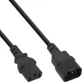 Produktbild: InLine® Kaltgeräteverlängerung, C13 auf C14, 3m