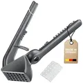 Produktbild: WESTMARK Knoblauchpresse Extracta Black Edition – Zwiebelpresse & Ingwerpresse – aus Aluminium, Aluminium grau
