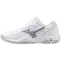 Produktbild: Mizuno WAVE PHANTOM 3 WHITE/VIOLET INDIGO/CAMELLIA ROSE Handballschuh weiß 41 EU