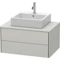 Produktbild: Duravit XSquare Waschtisch-Unterschrank XS491000707 80x40x54,8cm, 2 Schubkästen, Betongrau matt