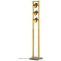 Produktbild: Trio Stehleuchte  3-flammig  Nickel antik/Pinienholz  Bell , holzfarben , Maße (cm): B: 25 H: 150 T: 25.0