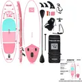 Produktbild: SUP Board, Stand Up Paddle, aufblasbares Paddle-Board, Kajaksitz, Rucksack, P...