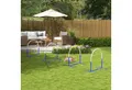Produktbild: PawHut Agility-Hürde für ältere Hunde, Hundetrainigsset mit Tragetasche, PE, ABS, Hunde-Agility-Trainingsgeräte (4-tlg) Blau+Weiß 88 x 64 x 95 cm