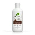 Produktbild: Dr Organic Kokosöl Conditioner, Normales & Trockenes Haar, Natürlich, Vegan, Tierversuchsfrei, Paraben- & SLS-frei, Recycelbar & Aus im Meer gebundenem Plastik recycelt, Zertifiziert Bio, 265ml