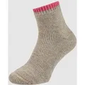 Produktbild: Falke Socken mit Label-Detail Modell 'COSY PLUSH' in Beige Melange, Größe 35-38