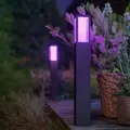 Produktbild: 77cm hohe Philips Hue LED Garten Wegeleuchte Impress in Schwarz ZigBee steuerbar IP44