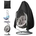 Produktbild: Hängesessel Abdeckung Outdoor 210D Oxford-Stoff Abdeckplane mit Reißverschlus...