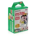 Produktbild: Fujifilm Instax Mini Film, 2er-Pack Nachfüller für Sofortbildkamera, 2x10 Fotos