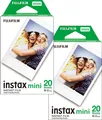 Produktbild: Fujifilm Instax Mini Film 20 Shot Pack x 2 Bundle