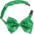Produktbild: dressforfun 302557 - St. Patrick's Day Fliege mit Pailletten, Größe verstellbar