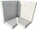 Produktbild: Winkelstein Ecke bewehrt 90° grau zweiteilig 80 cm x 100 cm x 12 cm