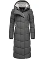 Produktbild: Ragwear Damen atmungsaktiver Wintermantel warmer wasserdichter Steppmantel lang mit Kapuze Pavla Long Intl Grey Gr. S