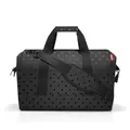 Produktbild: reisenthel allrounder L glossy dots black – Vielfältige Doktortasche zum Reisen, für die Arbeit oder Freizeit – Mit funktional-stylischem Design