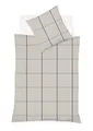 Produktbild: Fleuresse Lech Edelflanell Bettwäsche 240x220 Karo steingrau silber  604311-11