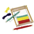 Produktbild: Toys pure Webrahmen, 3-Teilig, unbespannt, 4 Farben Wolle, aus Holz gefertigt