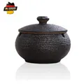 Produktbild: Keramik Aschenbecher mit Deckel Winddicht 11,5x11,5