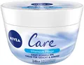 Produktbild: NIVEA 4er Pack Creme für Körper & Gesicht, 4 x 200 ml Tiegel, Care Intensive Pflege, zieht schnell ein, feuchtigkeitsspendend