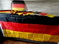 Produktbild: 11 tlg  Fan Paket-- Deutschland--Fußball EM/WM --XL Fahne-Schminke-Kette uvm.