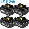 Produktbild: Für Makita Original 18V 6Ah 9Ah 12Ah Akku BL1850 BL1830 BL1860 B Led Anzeige Neu
