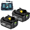 Produktbild: Für Makita Original 18V 6Ah 9Ah 12Ah Akku BL1850 BL1830 BL1860 B Led Anzeige Neu
