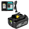 Produktbild: 18V 12Ah 8Ah 6Ah Akku Für Makita BL1860B 18V LXT Li-ion BL1830B 194205-5 BL1850