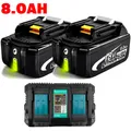 Produktbild: Für Makita Akku 18V 6Ah 12Ah 9Ah LXT Original BL1860B BL1850B BL1830B Ladegerät