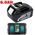 Produktbild: Für Makita Akku 18V 6Ah 12Ah 9Ah LXT Original BL1860B BL1850B BL1830B Ladegerät