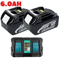 Produktbild: Für Makita Akku 18V 6Ah 12Ah 9Ah LXT Original BL1860B BL1850B BL1830B Ladegerät