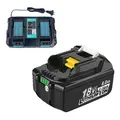 Produktbild: Ersatzakku Für Makita 18V Akku 8,0Ah BL1860B BL1850B BL1830B & Ladegerät Zubehör