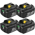 Produktbild: Original 18V 8Ah 9Ah für Makita Akku BL1860B Led Anzeige 197422-4 BL1850B BL1830