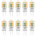 Produktbild: G4 Stiftsockellampen 2W, Warmweiß, 3000K, 10 Stück Set - Flackerfreies Licht