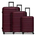 Produktbild: REDOLZ Essentials 11 Trolley Set 3-teilig Trolley Burgundy weinrot Neu