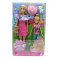 Produktbild: Mattel HRM09 Barbie und Stacie Schwestern Puppenset mit 2 Hunden und Zubehör
