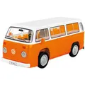 Produktbild: Volkswagen T2b Bus, Konstruktionsspielzeug orange, Maßstab 1:35