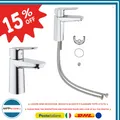 Produktbild: GROHE BauEdge Einhebel-Waschtischarmatur Chrom mit Rohren 23330000