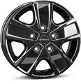 Produktbild: Borbet CWG Alufelgen Satz black glossy 6x16 ET68 LK5 130 16 Zoll Felgen Alu