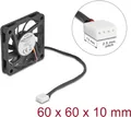 Produktbild: Delock Axiallüfter 12 V DC 60 x 60 10 mm schwarz (67294)