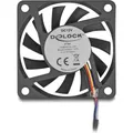 Produktbild: Delock Axiallüfter 12 V DC, 60 x 60 x 10 mm schwarz (60 mm, 1x) (67294)