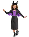 Produktbild: Disguise Kostüm Furchteinflößendes Maleficent-Kinderkostüm schwarz-lila