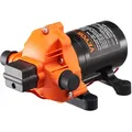 Produktbild: VEVOR 12-V-Membranpumpe, 13,25 L/min, 3-Kammer-DC-Wasserpumpe mit automatischem Druckschalter 40–100 PSI einstellbar, 50 PSI, 1/2 Zoll MNPT-Anschluss, für Wohnmobil, Yacht, Imbisswagen, Camper, Marine