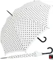 Produktbild: Knirps Long Regenschirm Stockschirm Damen Automatik polka dots - white-black