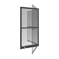 Produktbild: Windhager Fliegengitter Balkontür EXPERT 100 x 210 cm Anthrazit, Pendeltür mit Alurahmen, Insektenschutz ohne Bohren, stabiler Mückenschutz für Terrasse und Balkon, einfache Montage für Türen, 03241