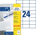 Produktbild: Avery Zweckform Etiketten Universal-Etiketten ultragrip 70x37 mm VE=720 Etiketten / 30 Bogen wei