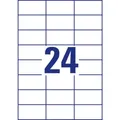 Produktbild: 1 bis 20x AVERY Zweckform Universal-Etiketten, 70 x 37 mm, weiß SPARE BIS ZU 39%