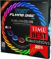 Produktbild: TOSY TOSY Flying Ring / Disc –mit LED, (Mehrfarbig), superhell, Lost-Mode Magnetspielbausteine