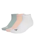 Produktbild: adidas Unisex CUSHIONED ESSENTIALS LOW CUT SOCKS 3 PAIR PACK, blush pink/white/Wonder Sage, 6.5-8