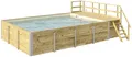 Produktbild: weka Rechteckpool 595 Gr. 2 mit Sonnendeck und Technikraum (Set, 10-tlg), BxLxH: 416x644x116 cm, verschiedene Folienfarben