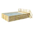 Produktbild: Weka Gartenpool inkl. Sonnendeck - braun