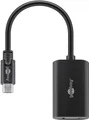 Produktbild: Goobay 38530 USB-C™-Adapter DP 4k60Hz, schwarz, 0.2 m - USB-C™-Stecker > Display